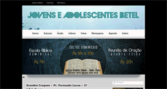 Desktop Screenshot of jovens.betel-bauru.com.br