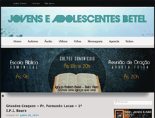 Tablet Screenshot of jovens.betel-bauru.com.br